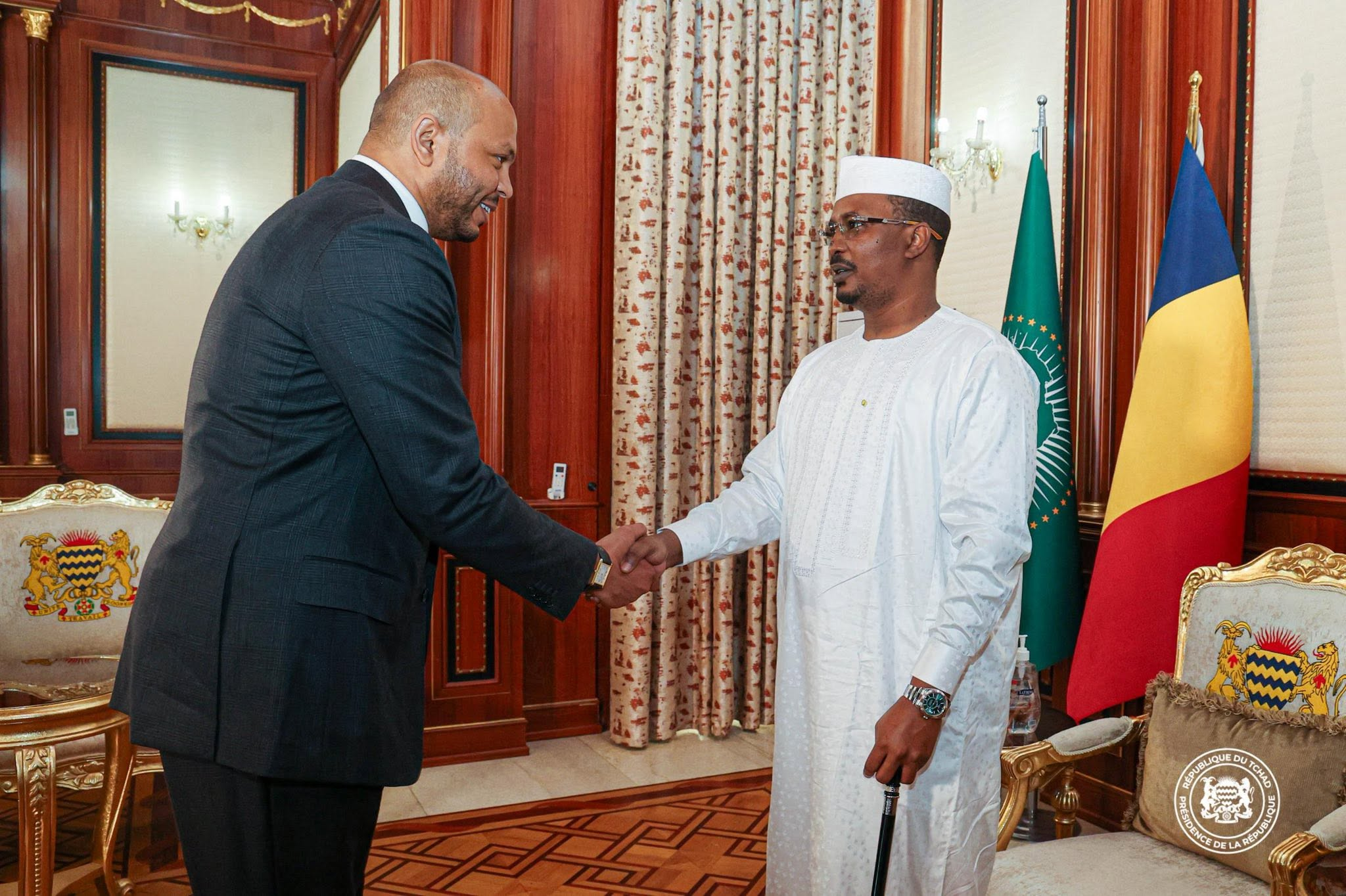 President of the Republic of Chad receives OACPS Secretary General at Toumaï palace