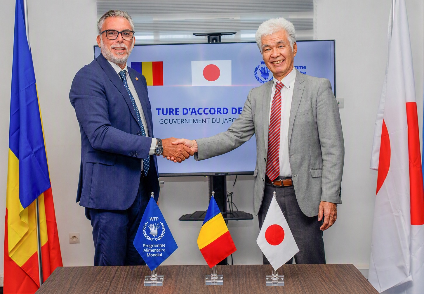 Japan provides CFA 706 million to WFP for school meals and nutrition in Chad